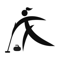 Curling - Female | Motion | Silhouette | v2