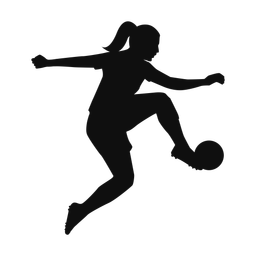 Soccer Player - Female | Classic | Silhouette | v4