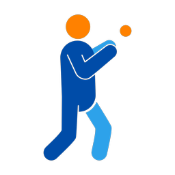Cricket Fielder - Male | Round | 3 Colored | v1