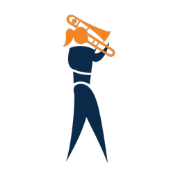 Marching Cornet Player - Female | Motion | 2 Colored | v1