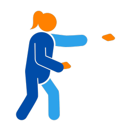 Corn Hole - Female | Round | 3 Colored | v1