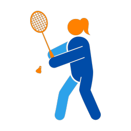 Badminton - Female | Round | 3 Colored | v3