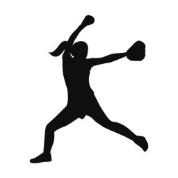 Softball Pitcher - Female | Classic | Silhouette | v2