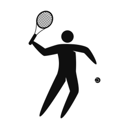 Tennis - Male | Strike | Silhouette | v4