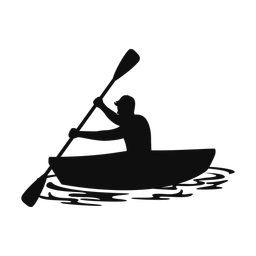 Kayak Racing - Male | Classic | Silhouette | v2