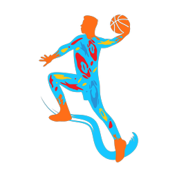 Basketball - Male | Splash | Colorful | v6