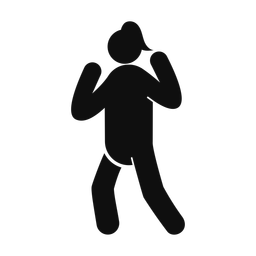 MMA - Female | Round | Silhouette | v1