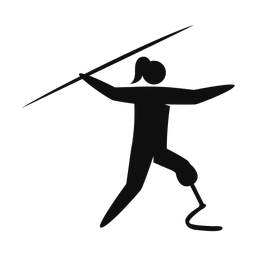 Para Javelin Throw - Female | Strike | Silhouette | v1