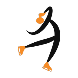 Figure Skating - Female | Motion | 2 Colored | v4