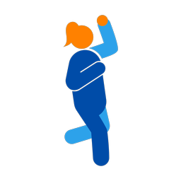 Cricket Bowler - Female | Round | 3 Colored | v1