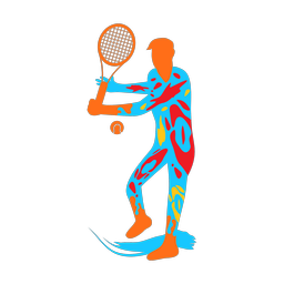 Tennis - Male | Splash | Colorful | v4