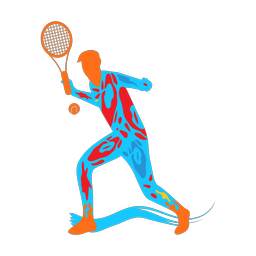 Tennis - Male | Splash | Colorful | v2