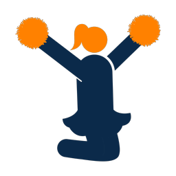 Cheerleader - Female | Round | 2 Colored | v1
