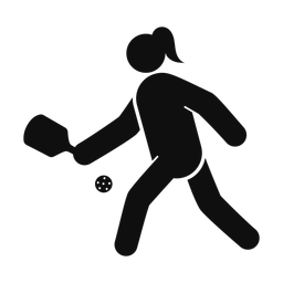 Pickleball - Female | Round | Silhouette | v1