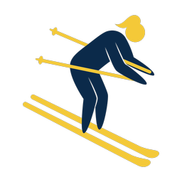 Downhill Skiing - Female | Strike | 2 Colored | v1