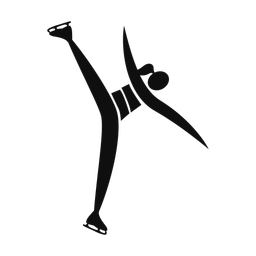 Figure Skating - Female | Motion | Silhouette | v3
