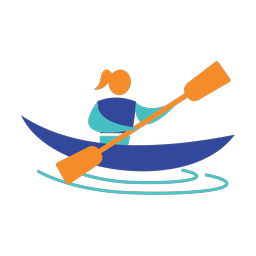 Kayak Racing - Female | Motion | 3 Colored | v2