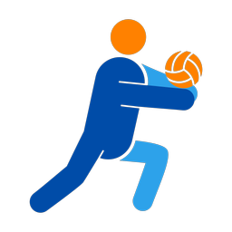 Volleyball - Male | Round | 3 Colored | v2