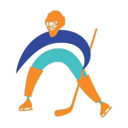 Ice Hockey Goalie - Male | Motion | 3 Colored | v3
