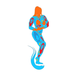 Body Building - Female | Splash | Colorful | v3