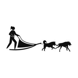 Sled Dog Racing - Female | Strike | Silhouette | v2