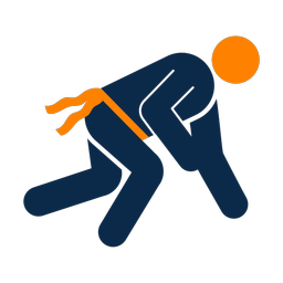 Flag Football Lineman - Male | Round | 2 Colored | v1