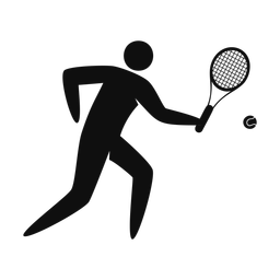 Tennis - Male | Strike | Silhouette | v5
