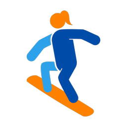Snowboarding - Female | Round | 3 Colored | v1