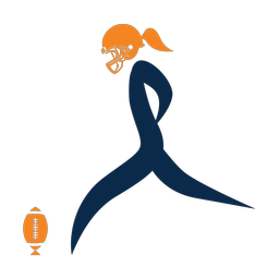 American Football Kicker - Female | Motion | 2 Colored | v1