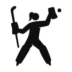 Field Hockey Goalie - Female | Strike | Silhouette | v1