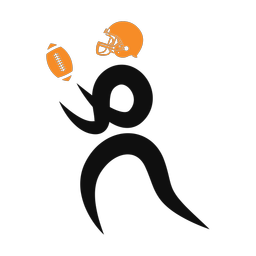 American Football Receiver - Male | Motion | 2 Colored | v2