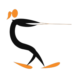 Waterskiing - Female | Motion | 2 Colored | v1