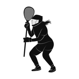 Lacrosse Goalie - Female | Promax | Silhouette | v1