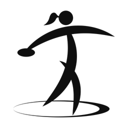 Discus Throw - Female | Motion | Silhouette | v1