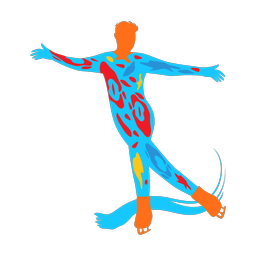 Figure Skating - Male | Splash | Colorful | v3