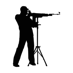 Air Rifle - Male | Classic | Silhouette | v1