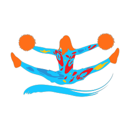 Cheerleader - Female | Splash | Colorful | v7