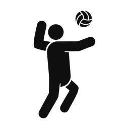 Volleyball - Male | Round | Silhouette | v4