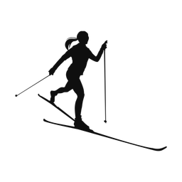 Cross Country Skiing - Female | Classic | Silhouette | v1