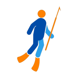 Spear Fishing - Male | Round | 3 Colored | v1