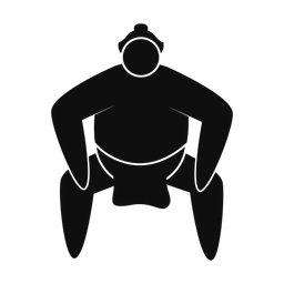 Sumo Wrestling - Male | Strike | Silhouette | v4