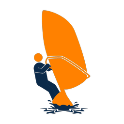 Windsurfing - Male | Round | 2 Colored | v1
