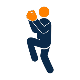 Baseball Pitcher - Male | Round | 2 Colored | v1