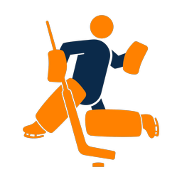 Ice Hockey Goalie - Male | Round | 2 Colored | v3