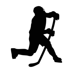 Ice Hockey Player - Male | Classic | Silhouette | v1