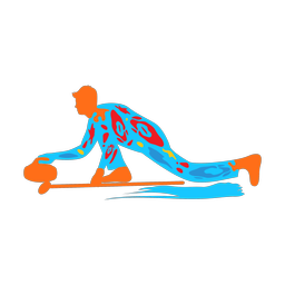 Curling - Male | Splash | Colorful | v2