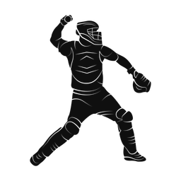 Baseball Catcher - Male | Promax | Silhouette | v2