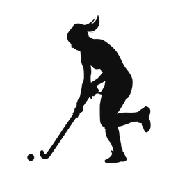 Field Hockey Player - Female | Classic | Silhouette | v1