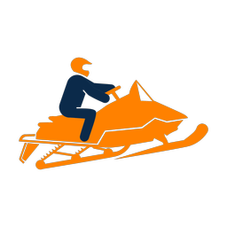 Snowmobile Racing - Male | Round | 2 Colored | v1