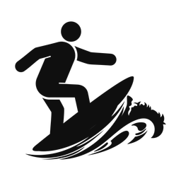 Surfing - Male | Round | Silhouette | v2